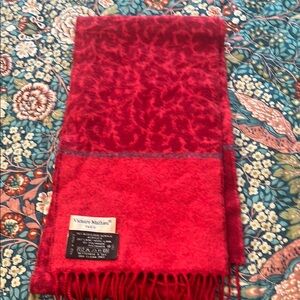 Victoire Mathieu Red Scarf